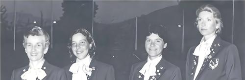 Dora Nardy, Isabel Lopes, Maria Alice Gonzalez, Elizabeth Nickhorn